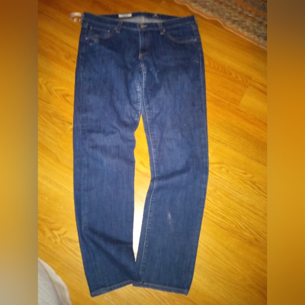 Ag Adriano Goldschmied Blue Straight Jeans Like new Size 32R or Size 12